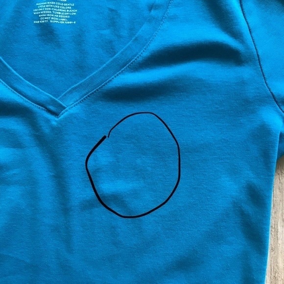 Blue Long Sleeve Top - Picture 5 of 5